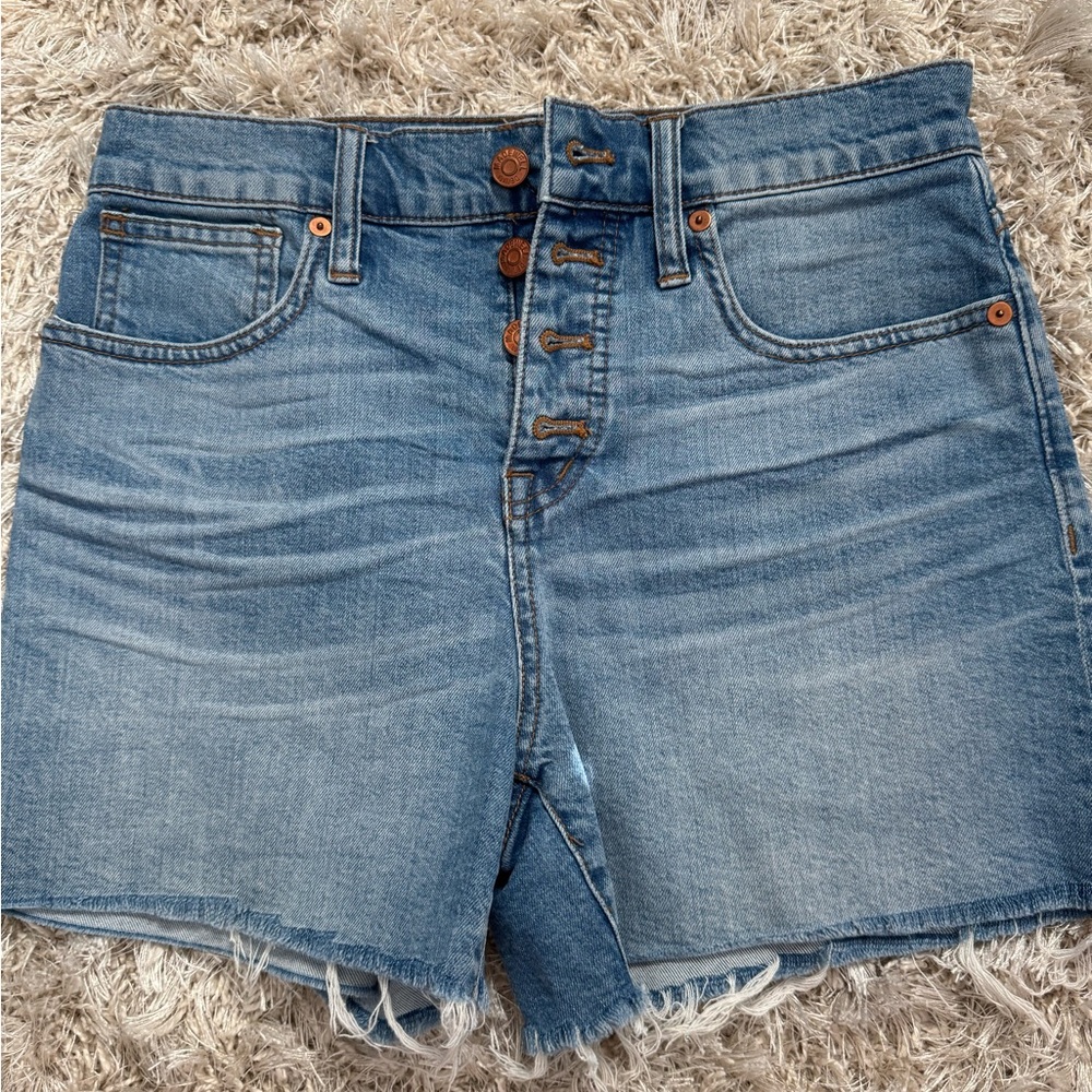 Madewell Light Blue Jean Shorts
